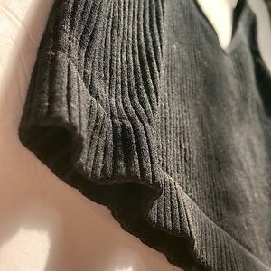 Cropped Black Tank Top